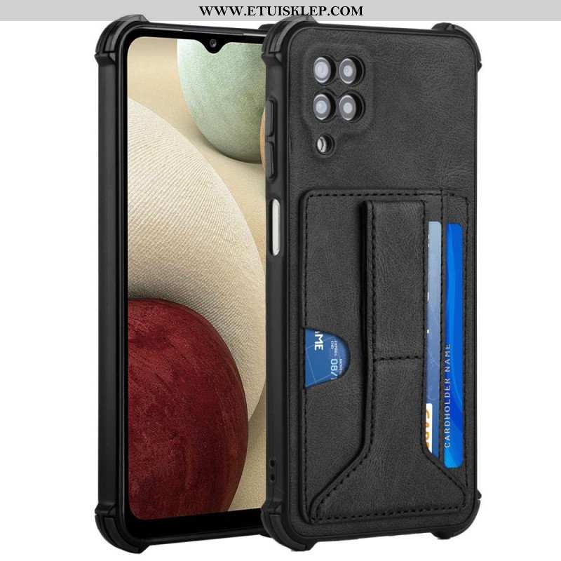 Futerały do Samsung Galaxy M12 / A12 Skórzany Stojak I Etui Na Karty